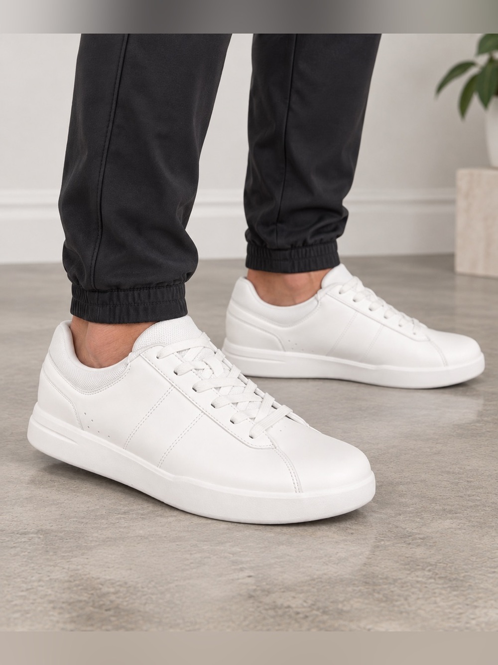 Goodfellow & Co Scout Men’s White Low Top Sneakers Size 12 NWT